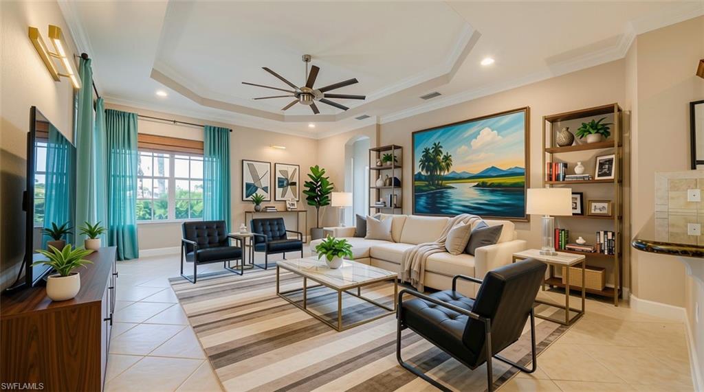 Living Room - Virtually Staged