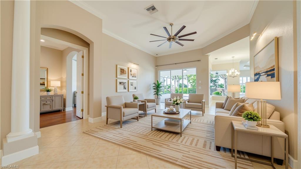 Living Room - Virtually Staged
