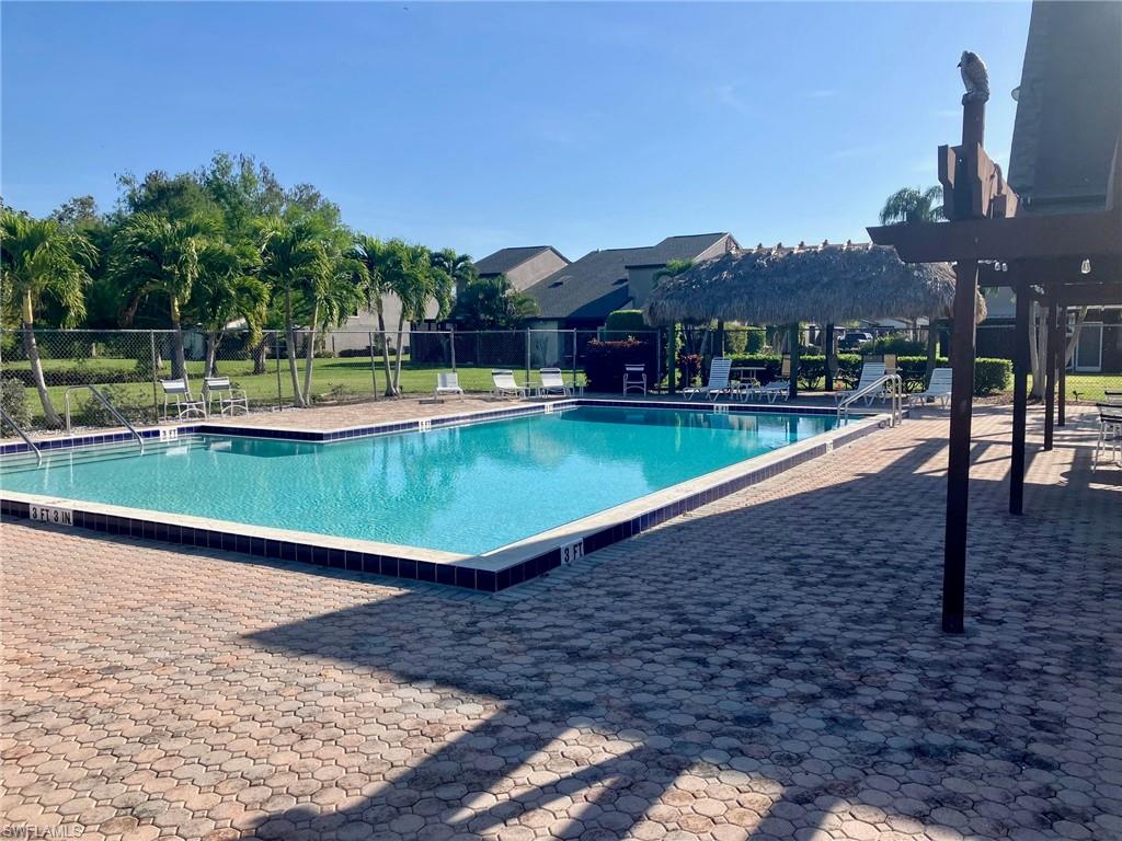A lovely pool & spa are located outside your front door