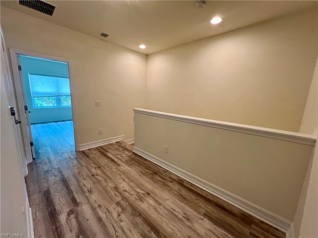 Hallway with Luxury Vinyl Plank / wood-style floors