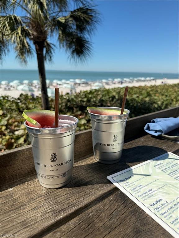 Indulge in beachfront drinks and dining at the Ritz-Carlton, only minutes away from the unit
