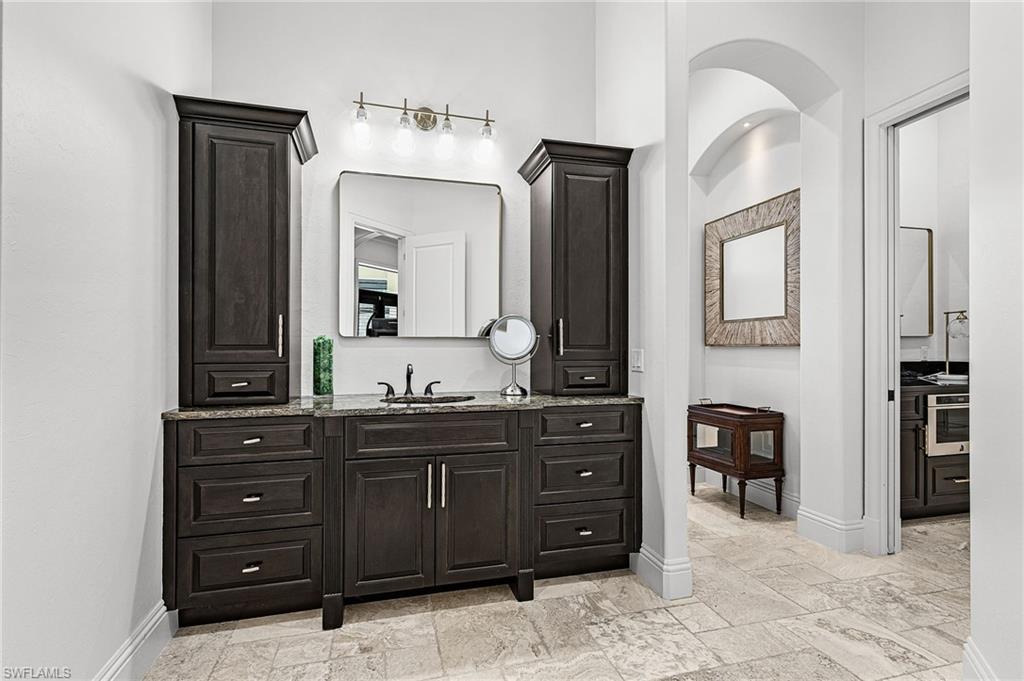 His primary bathroom