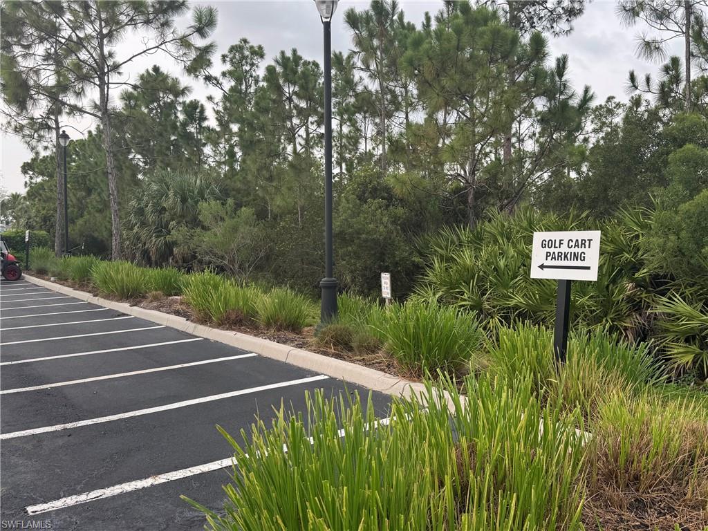 Community golf cart parking
