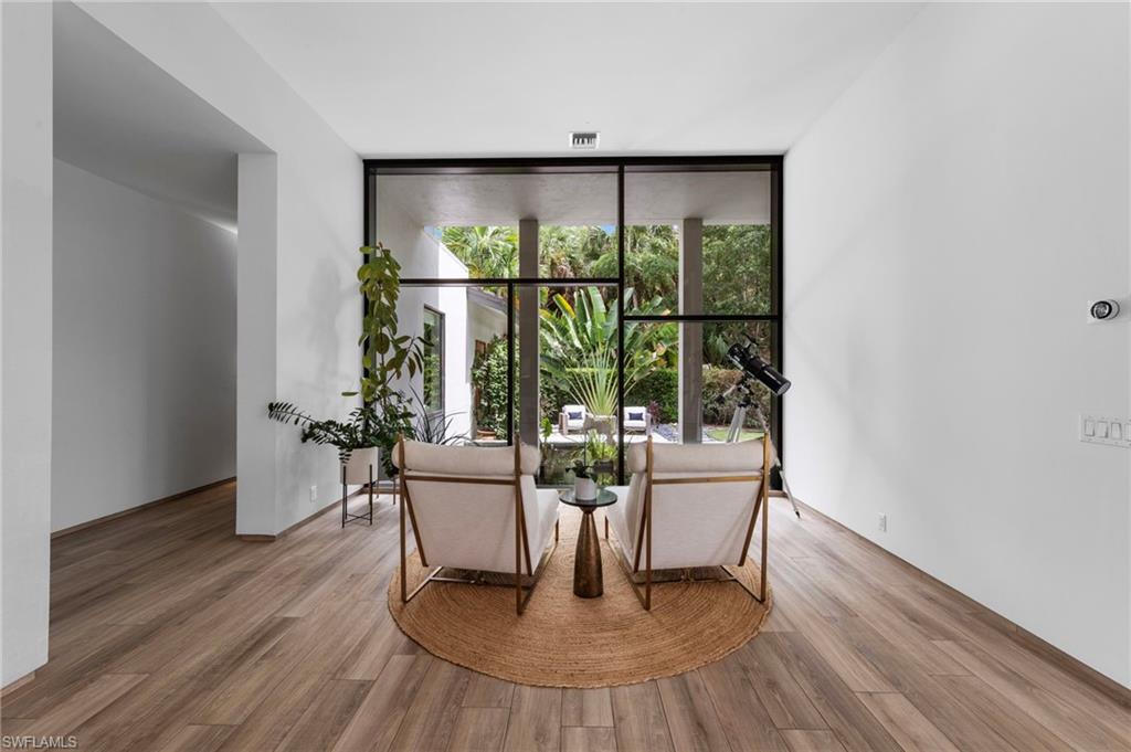 Main House - Sitting Area overlooking Koi Pond