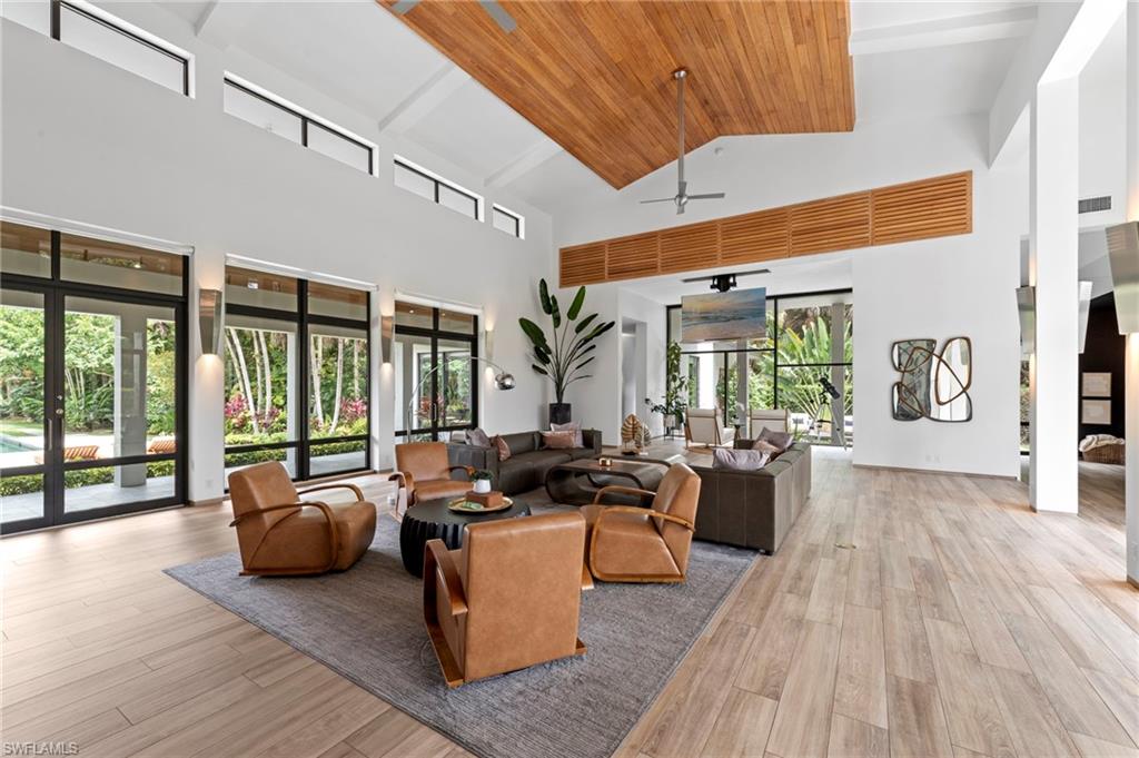 Main House - Living Room with motorized TV down