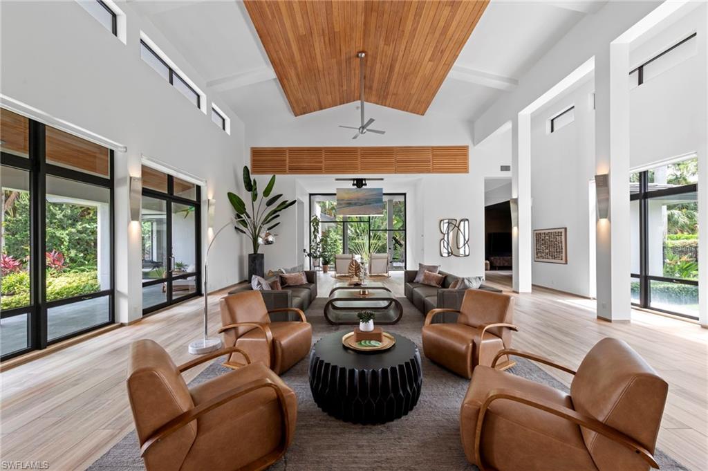 Main House - Living Room with motorized TV down