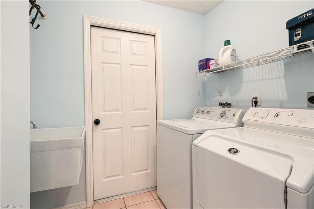 Laundry in Residence with sink