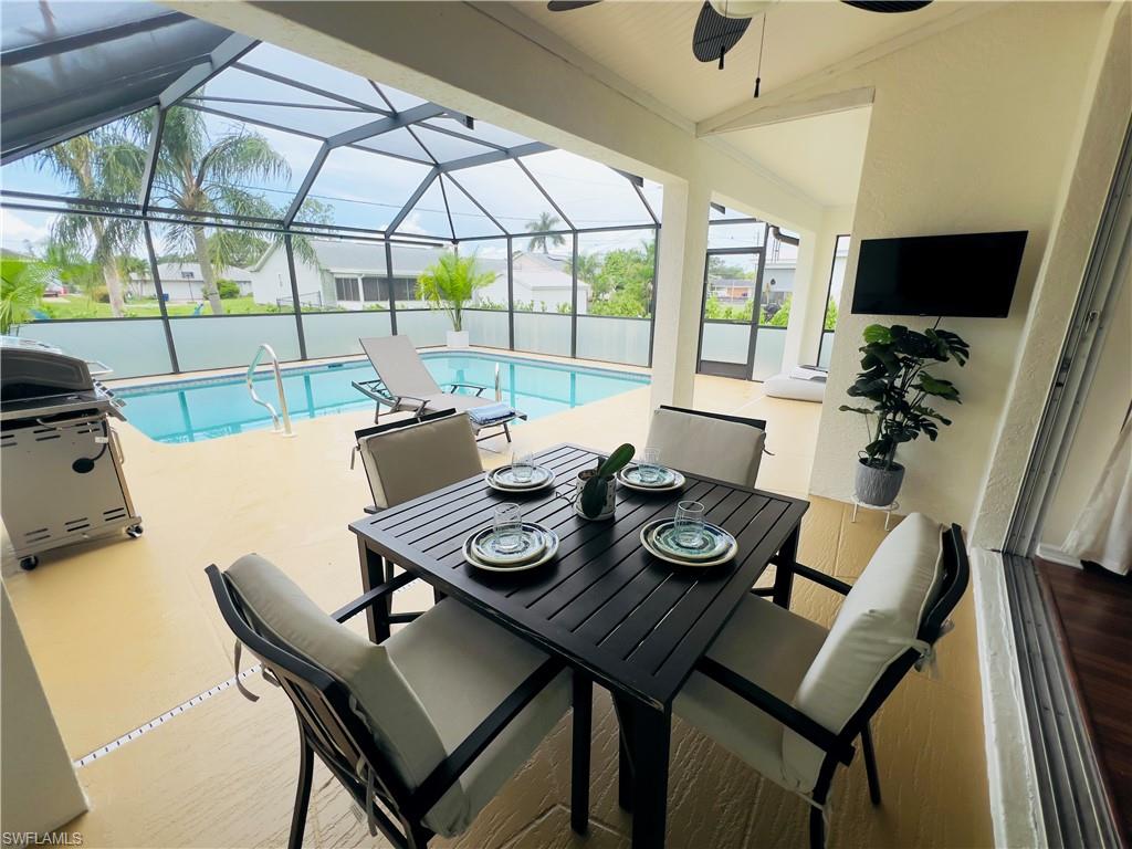 Enjoy watching Sports Events, Movies Pool Side