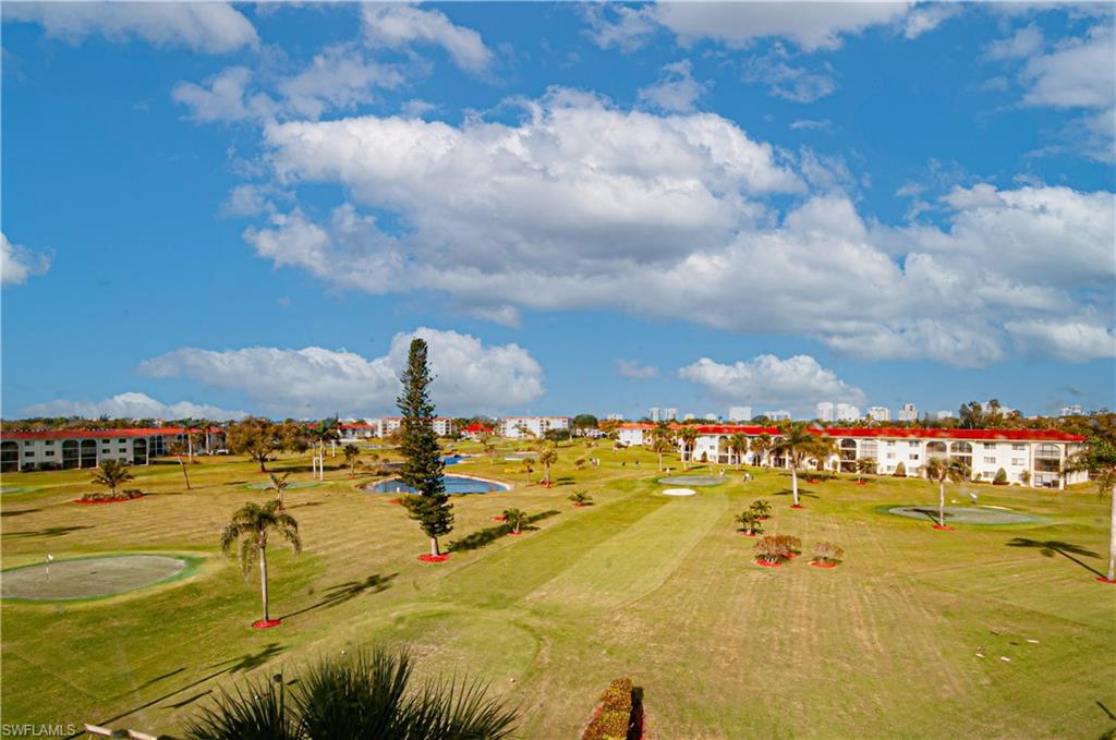 This is how the golf course typically looks.