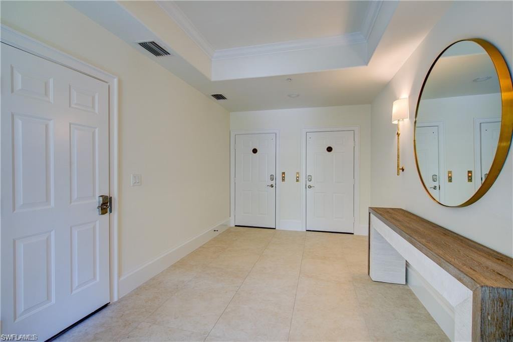 Foyer and Elevator Entrance