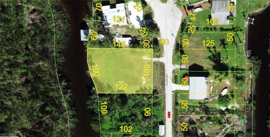Plat Map. Illustrating property boundaries and lot dimensions