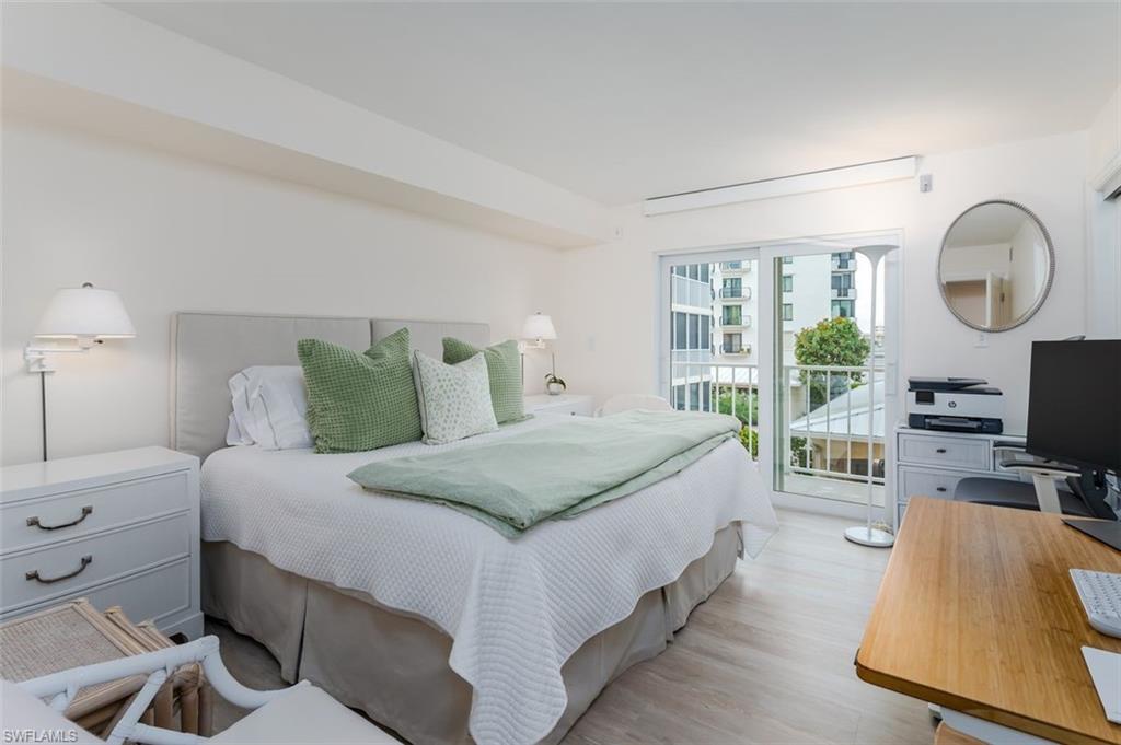 Guest Bedroom with South Facing sliders
