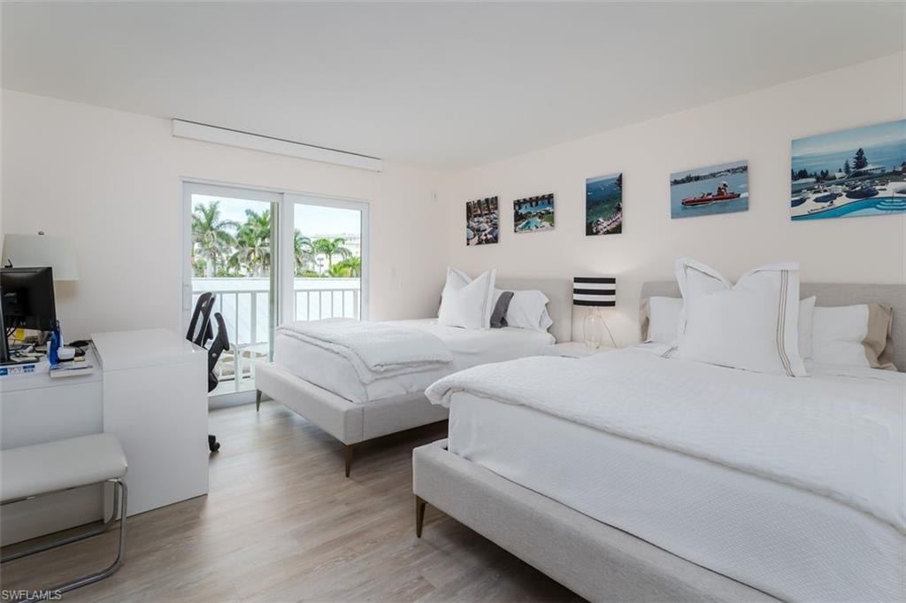 Guest Bedroom with SOUTH facing sliders
