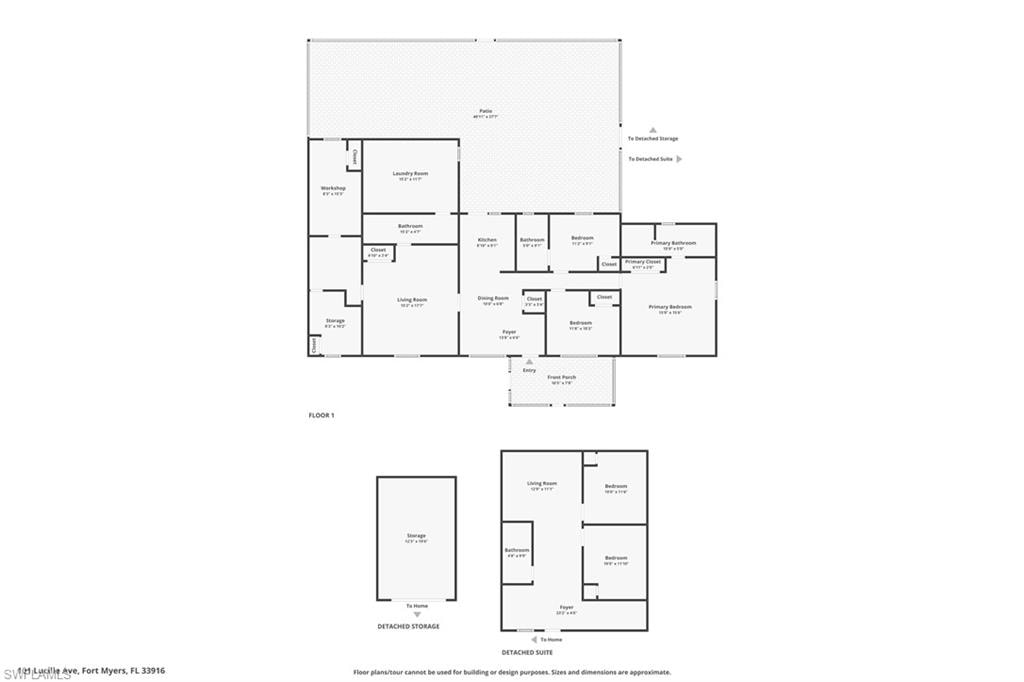 View of floor plan / room layout
