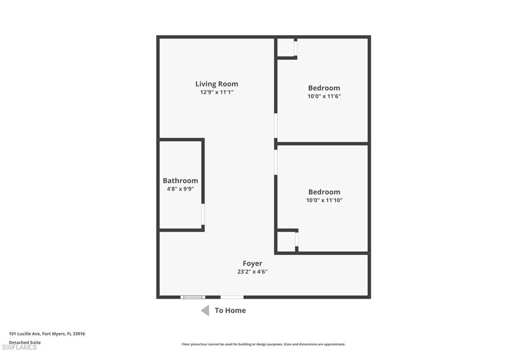 View of room layout