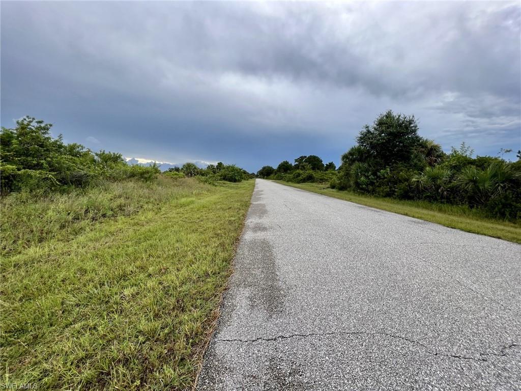 View of asphalt road