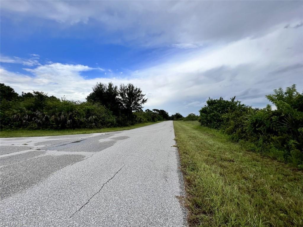 View of asphalt road