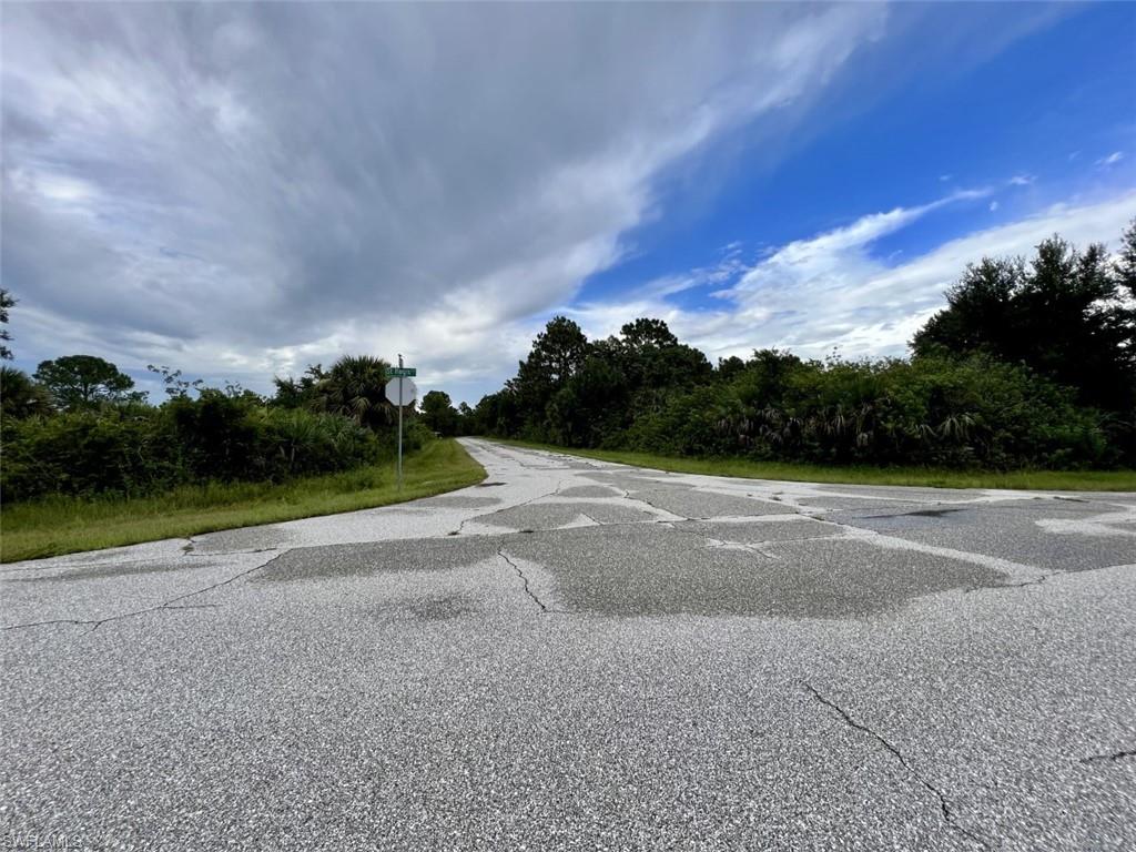 View of asphalt street