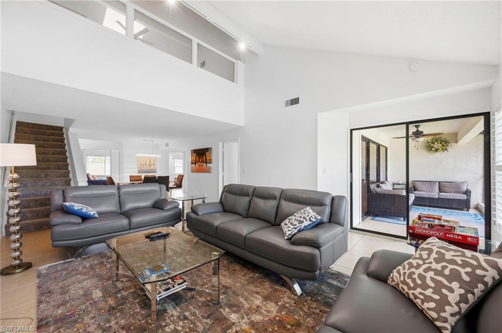 Living Room with Large TV