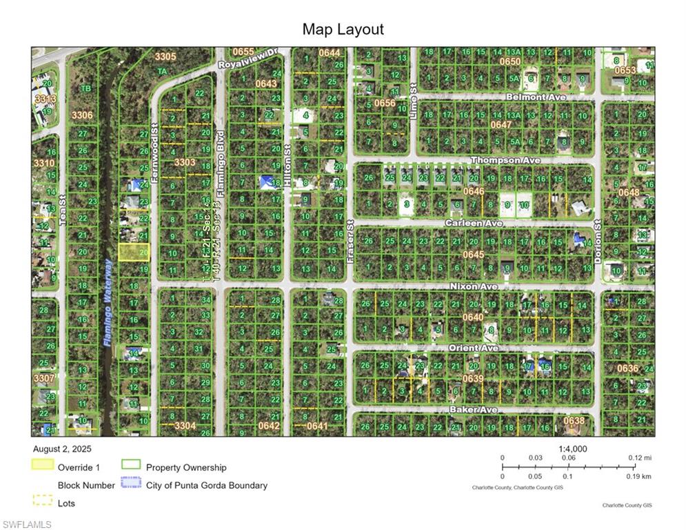 Aerial overview of property's location