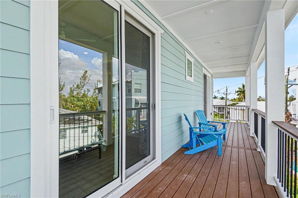 second floor deck