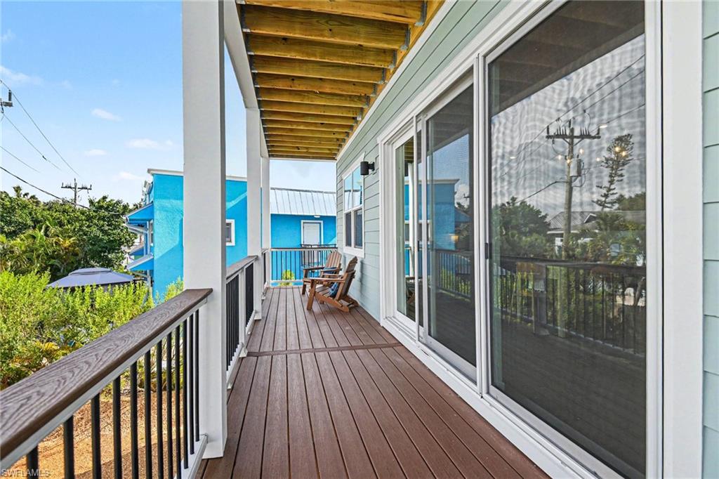 deck off living area