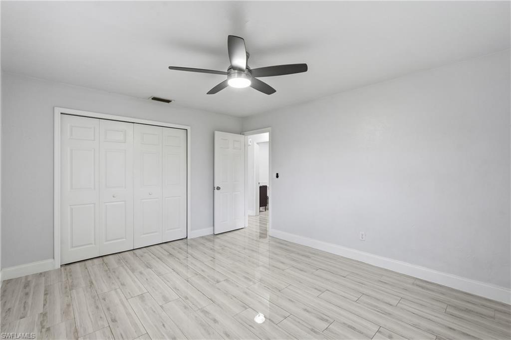 2nd Bedroom offers large wall closet.
