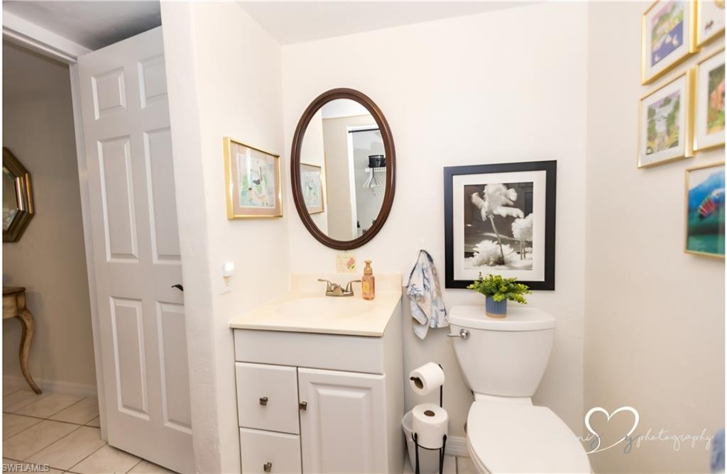 Guest bathroom off living area