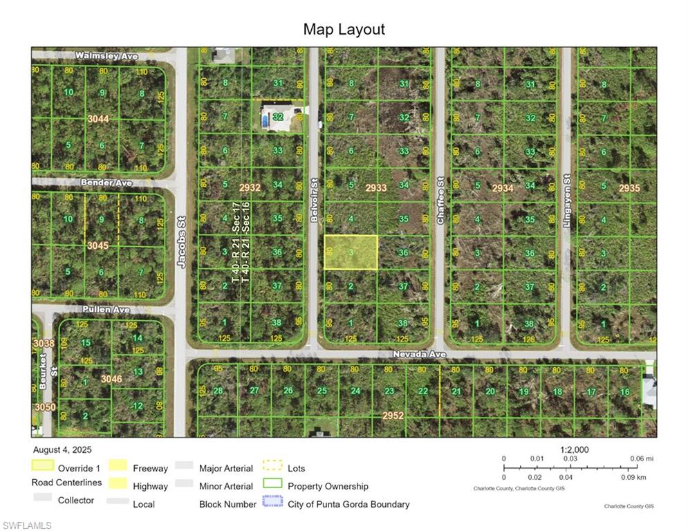 Aerial overview of property's location