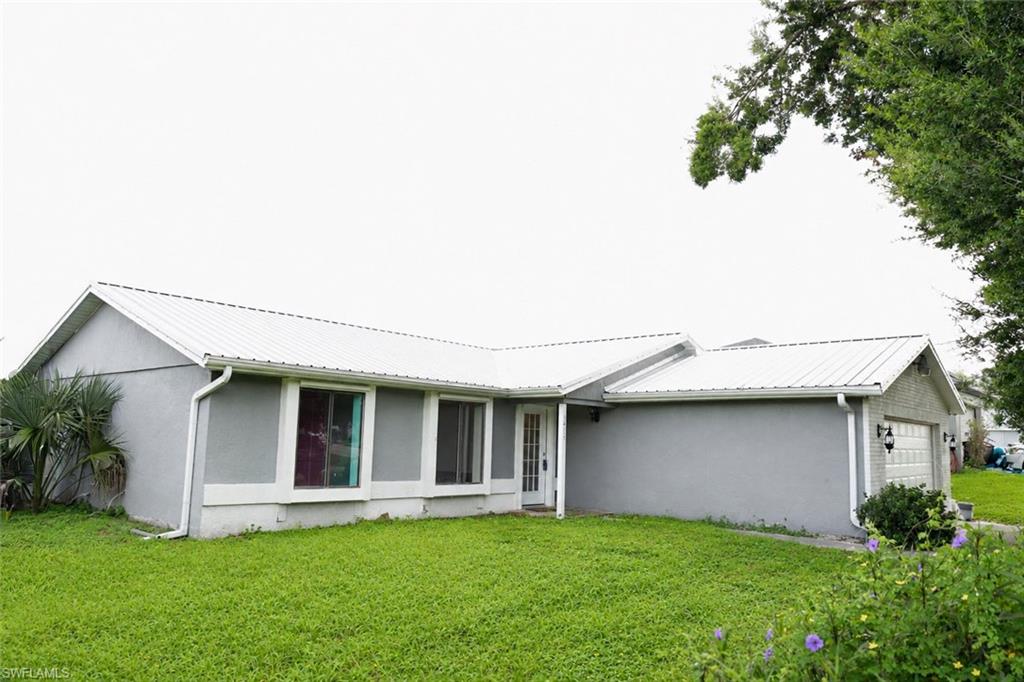 Front of Home with Metal Roof.