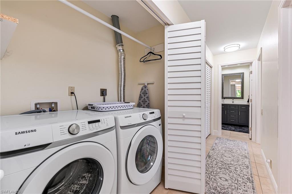 Laundry area with washer and dryer