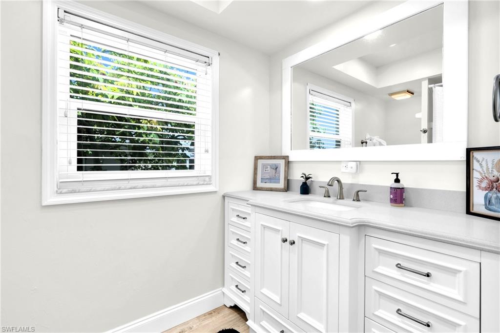 Bathroom #2 Has Dual Sinks And A Shower Tub Combo!