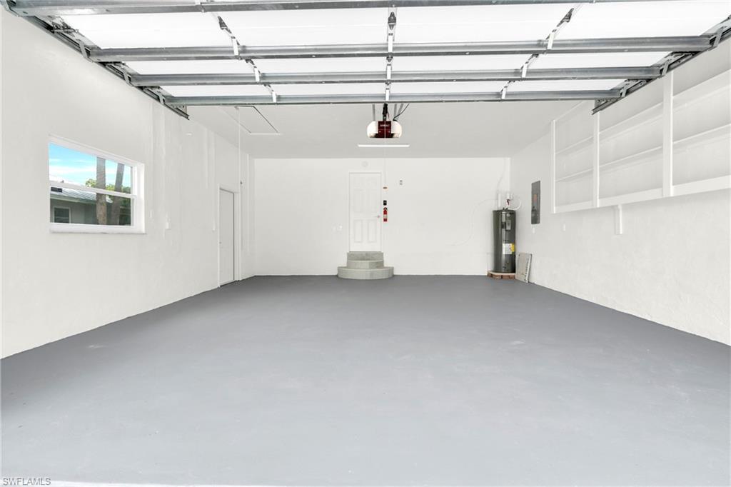 The Oversized Garage Come With A Painted Flooring And Plenty Of Extra Storage!