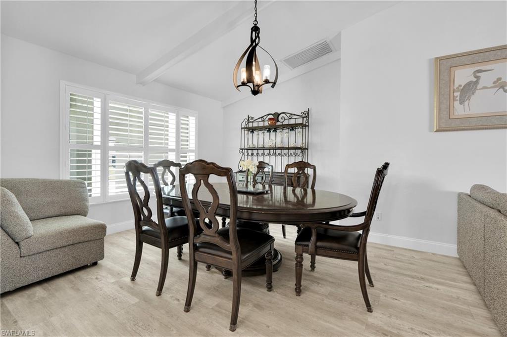 The Spacious Dining Room With A View!