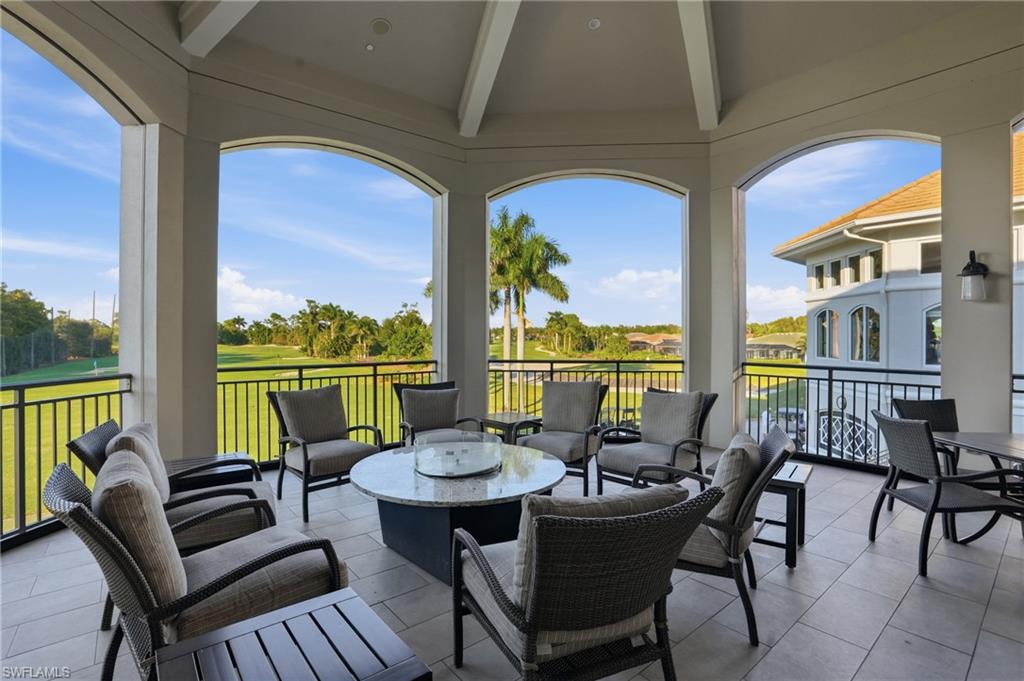 Screened Patio with #18 View
