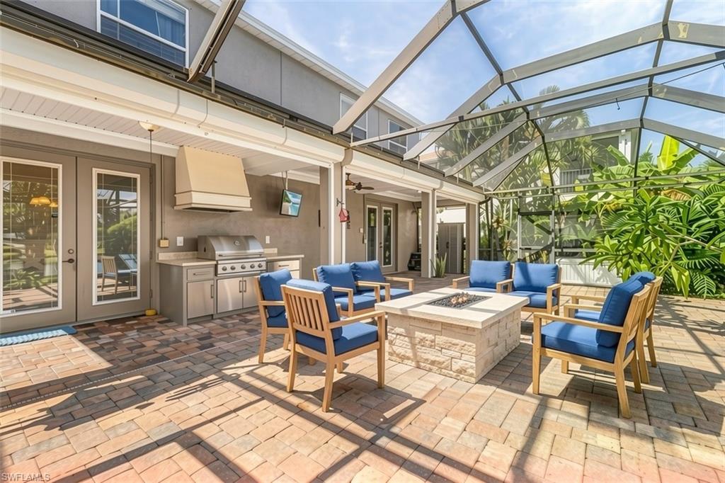 Staging of the patio area done by AI