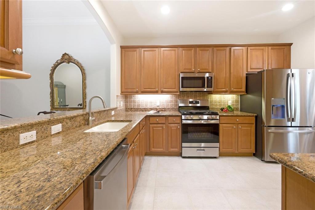 Complete suite of Brand-New Stainless Steel New Appliances with 42" Maples Wood Cabinets
