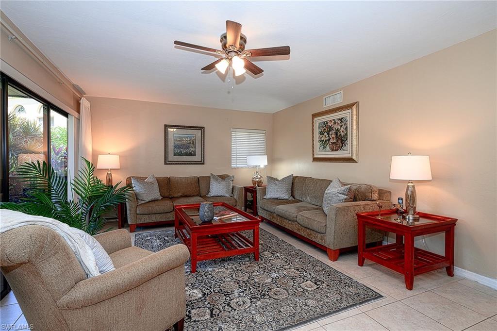 plenty of seating in living room
