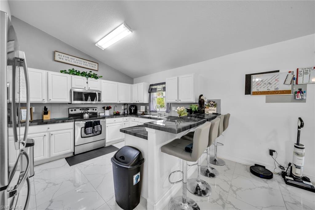 Breakfast bar seating