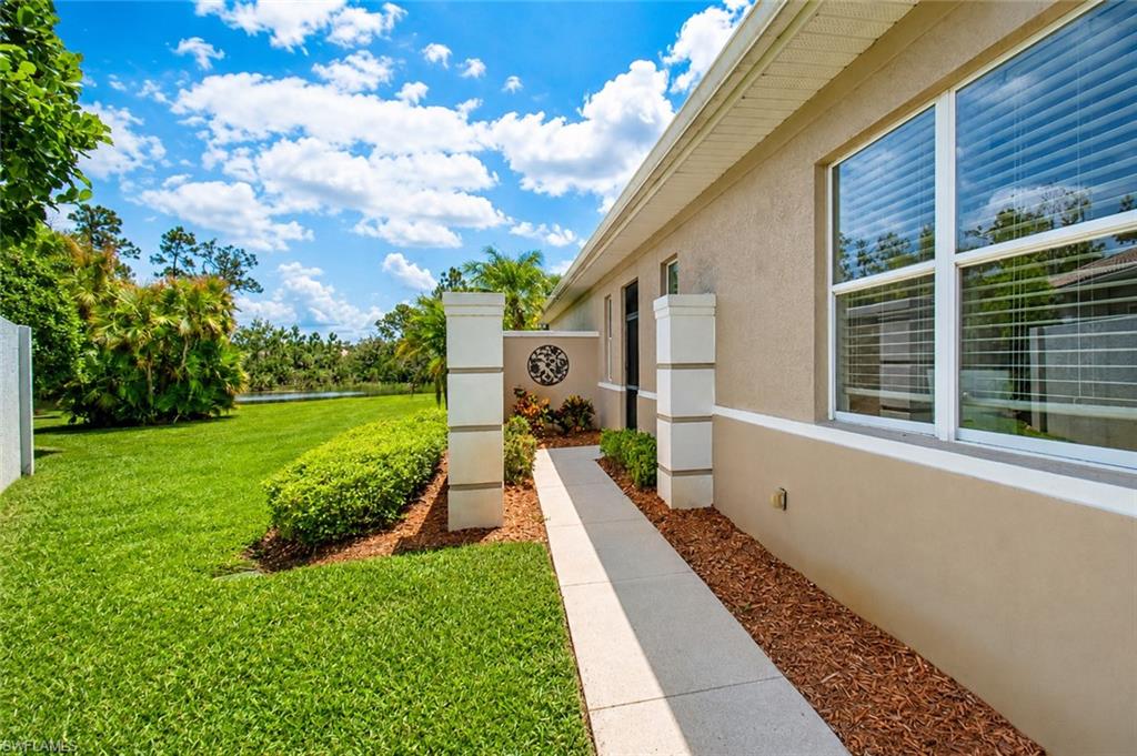 Walkway to front door
