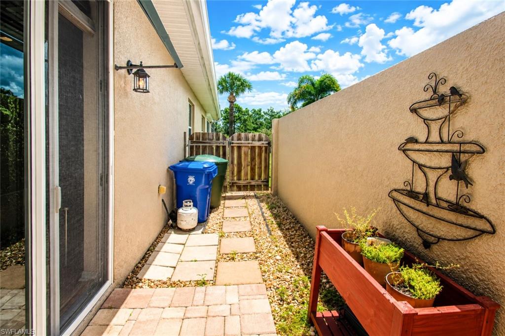Patio off the kitchen