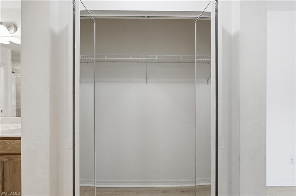 Primary closet
