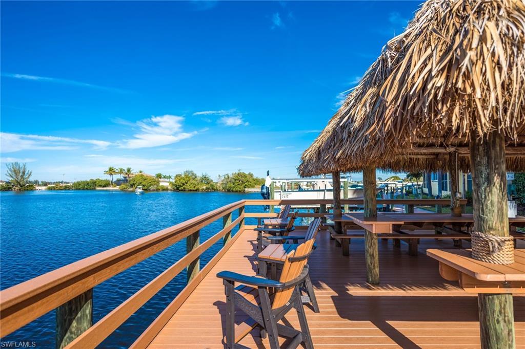 VIEWS! Here's one from the large tiki hut along the boardwalk