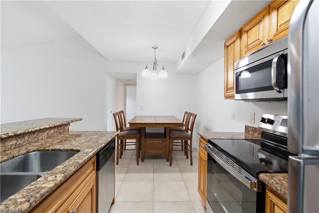 Kitchen and dining area
