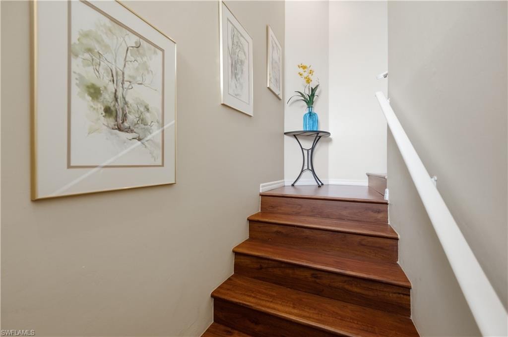 First Floor Entry to Second Floor Living Space