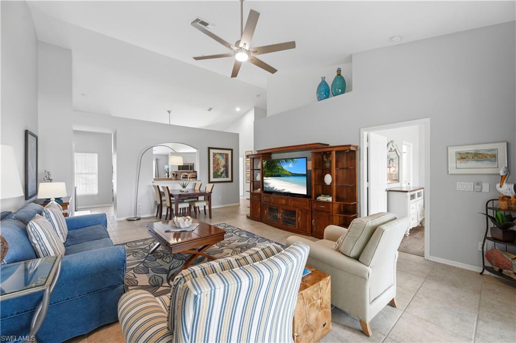 Great Room toward Kitchen and Primary Bedroom
