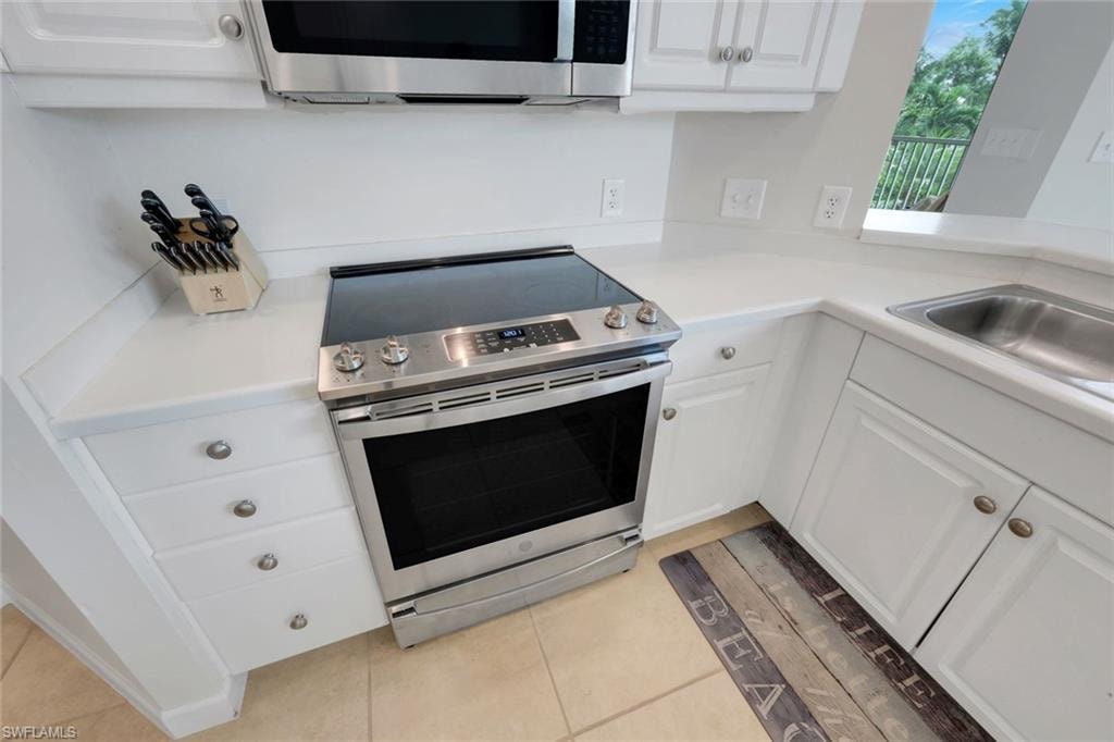 Newer stainless steel appliances