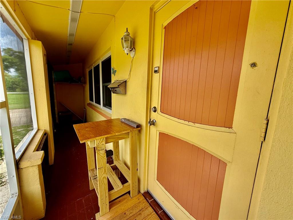 Screened front porch.