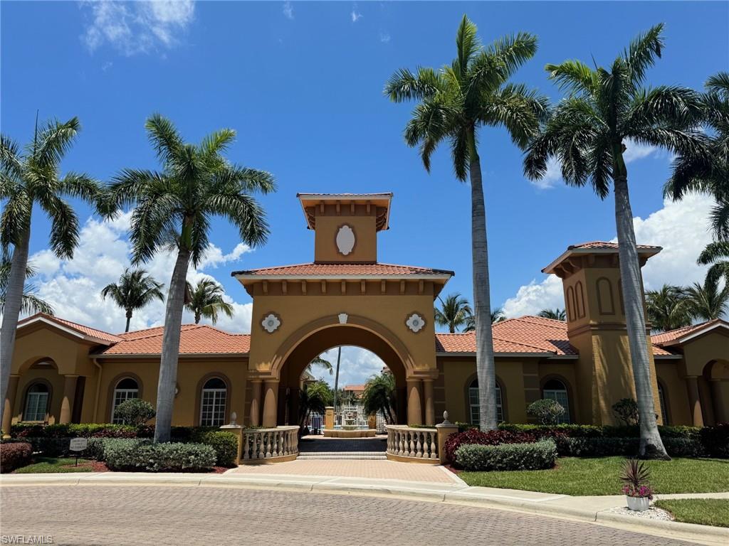 Entry to the pool and workout facility