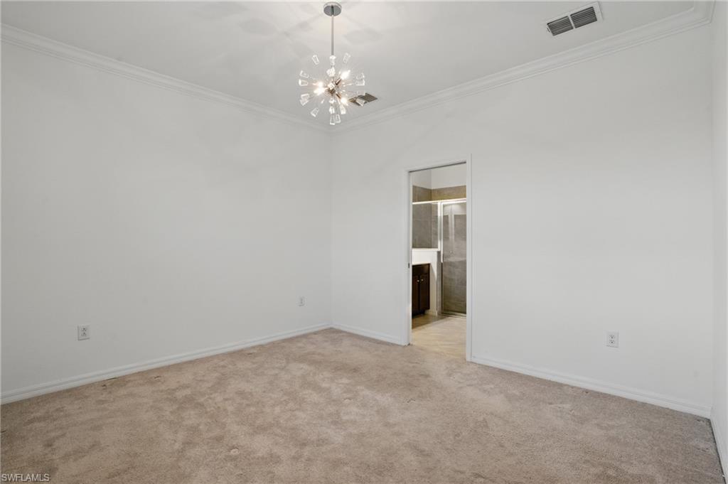 Large Master bedroom with carpet flooring